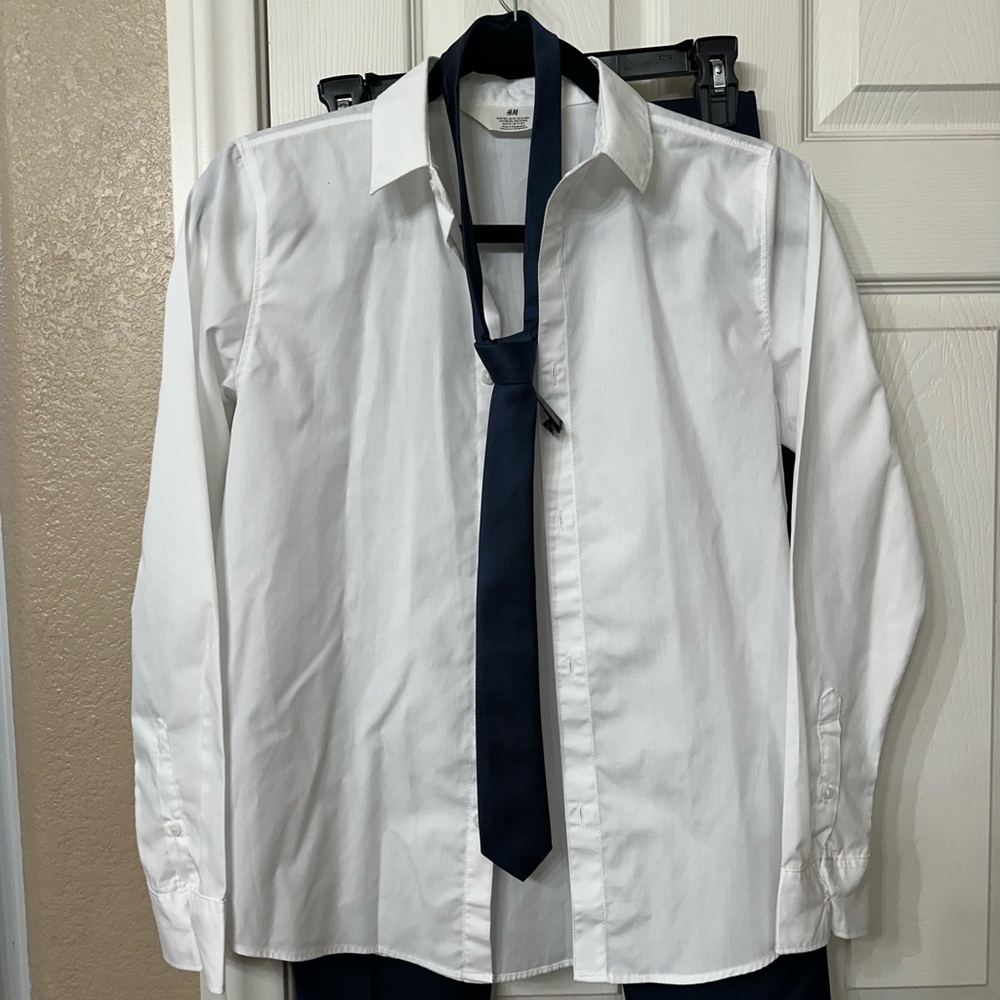 H&M Boys 3 Piece Shirt & Pant Set